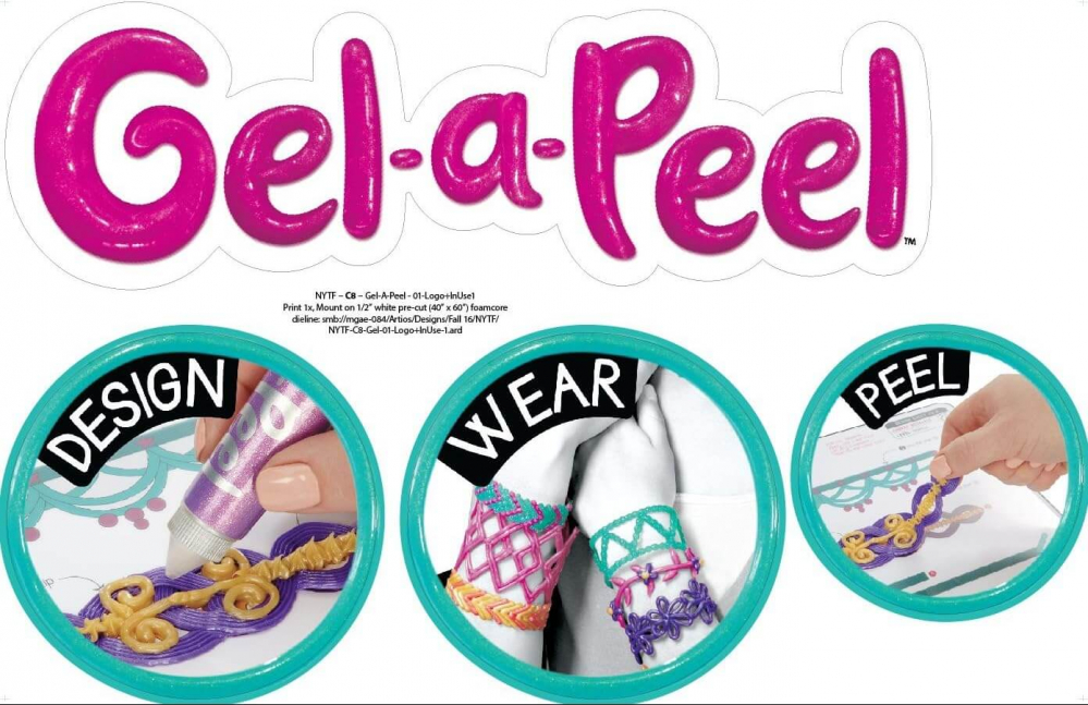 Gel-a-Peel Starter Kit Roz – Set bratari copii DIY [3]