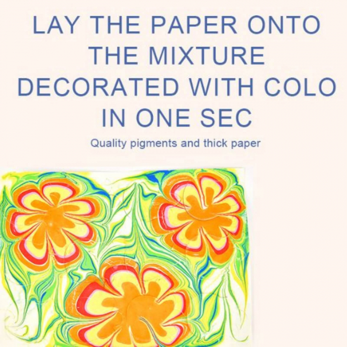 Vopsea si Culori cu Efect de Marmorare, Marbling Kit [4]