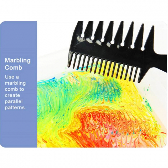 Vopsea si Culori cu Efect de Marmorare, Marbling Kit [3]