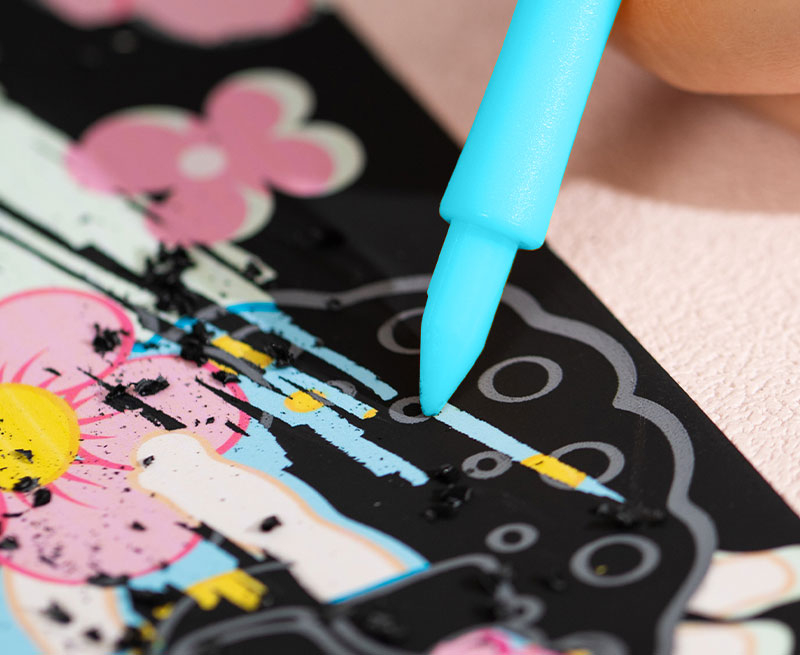 Set creativ 14 semne de carte carton razuibil printese deli [3]