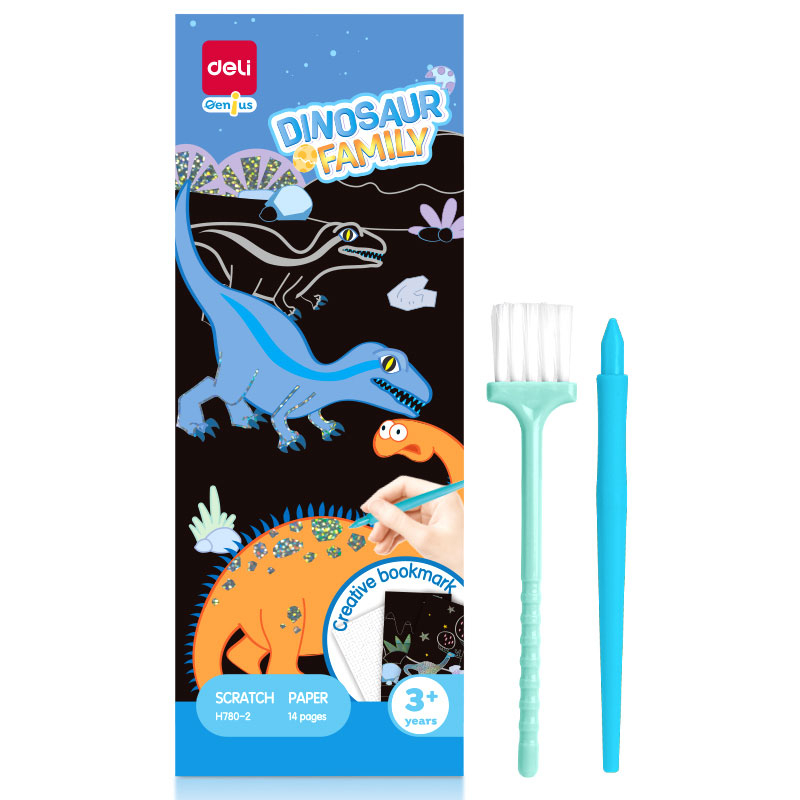 Set creativ 15 semne de carte carton razuibil dinozauri deli [2]