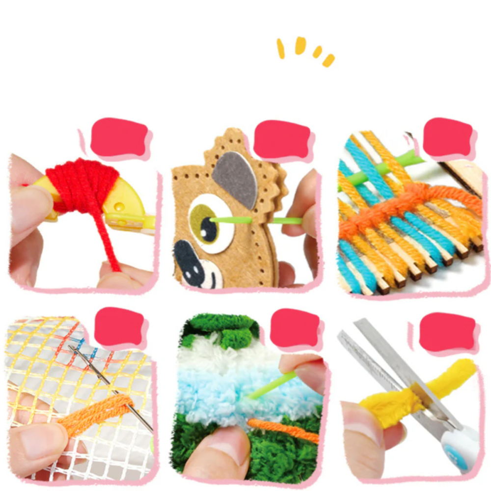 Set Creativ Art & Craft Deluxe cu 180+ Piese, Kit Complet de Lucru Manual si Accesorii [3]