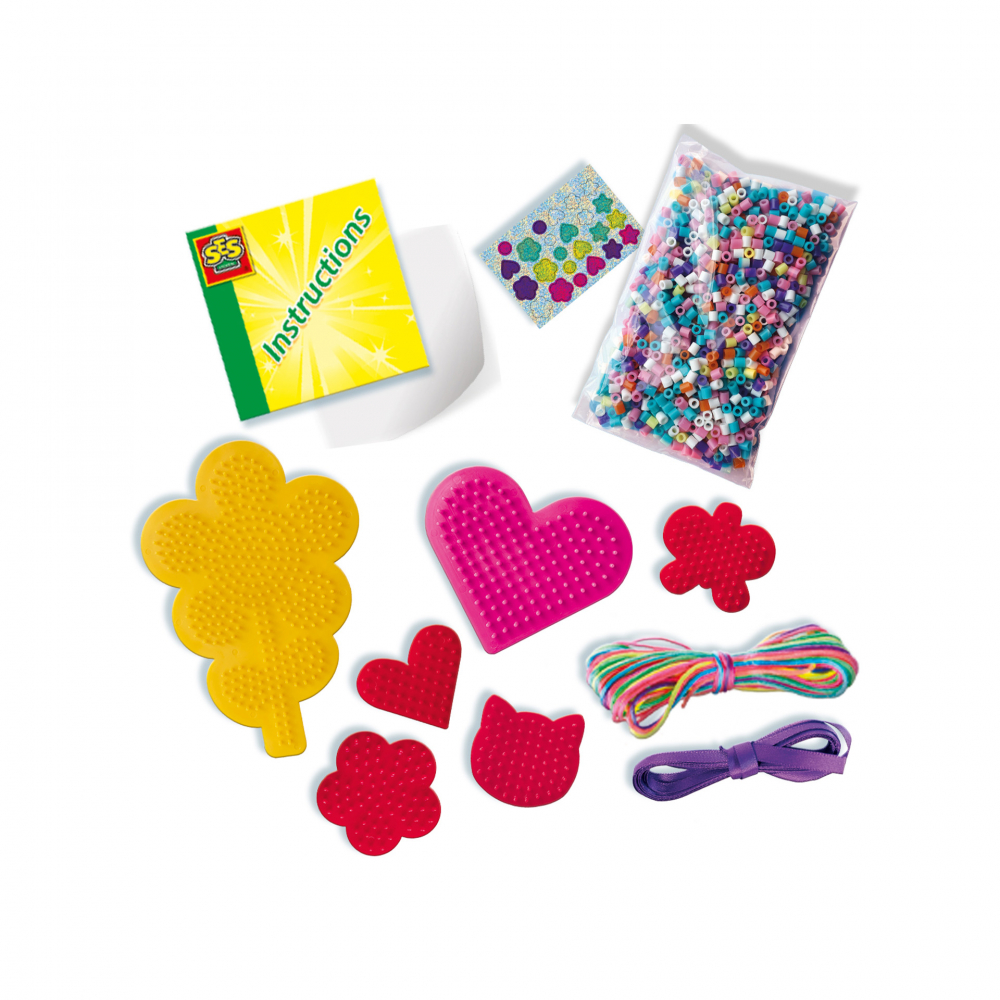 Set creativ copii Beedz - Margele de calcat Flori si Inimi parfumate, copii varsta 5 ani+,8 ani+ [2]