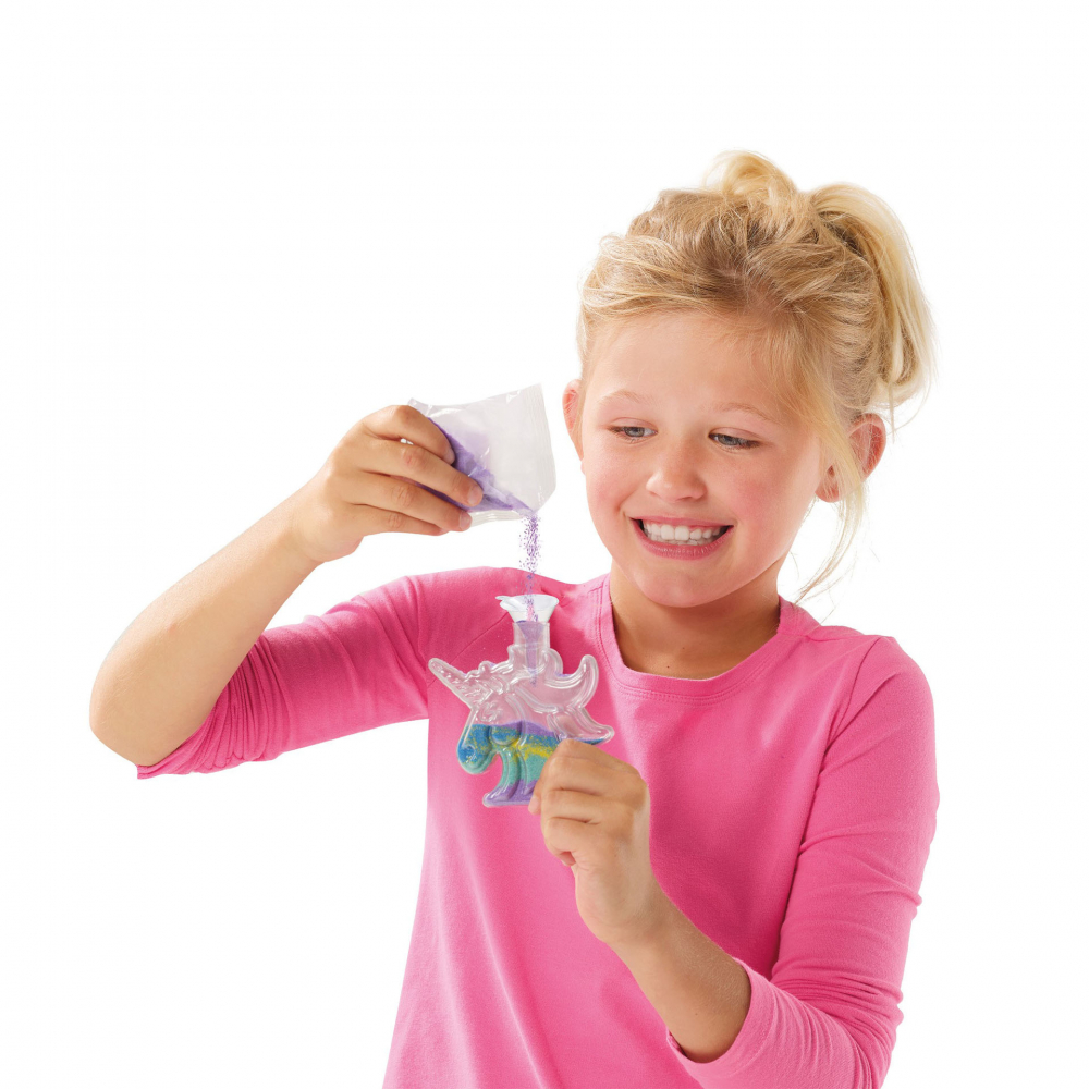 Set creativ copii - Sticle de arta cu nisip Galaxy unicorn si curcubeu [4]