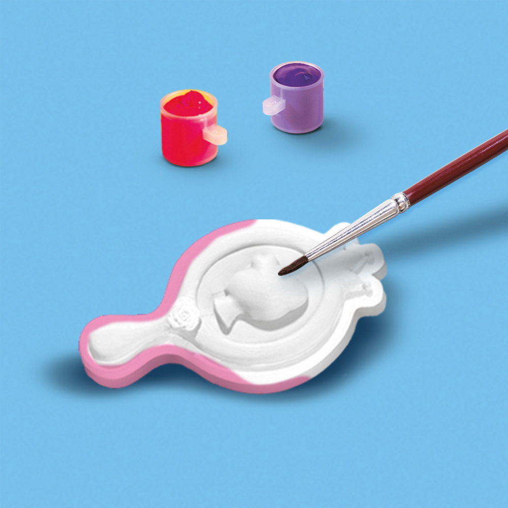 Set creativ de copii cu mulaj si pictura - 3 panze de pictat printese [3]