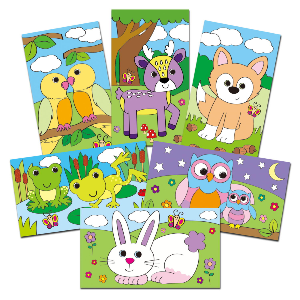 Set creativ de razuit - Animalute [2]