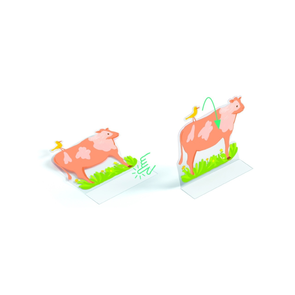 Set creativ de stickere reutilizabile Ferma, Djeco pentru Baiat, Fata varsta 45722 [4]