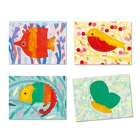 Set creativ Djeco, Bebe apasa si picteaza, varsta 1 - 3 ani, Baiat, Fata [5]