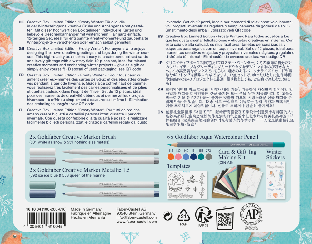 Set creativ goldfaber frosty winter limited edition faber-castell [5]