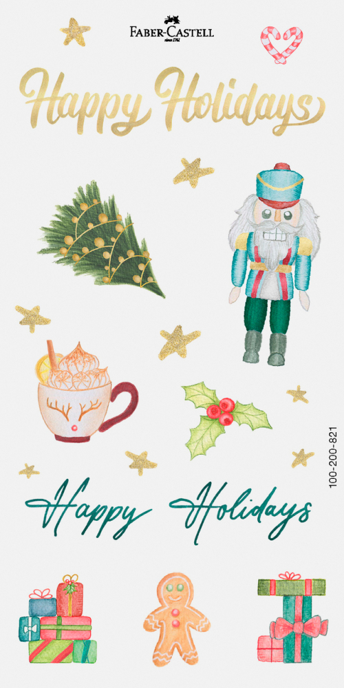 Set creativ goldfaber happy holidays limited edition faber-castell [4]