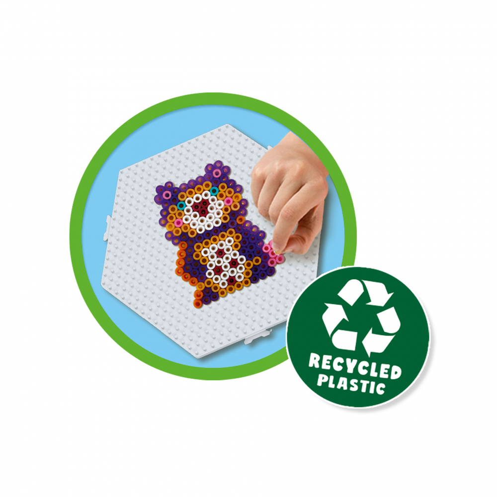 Set creativ Green Beedz Margele de calcat Animale din padure [6]
