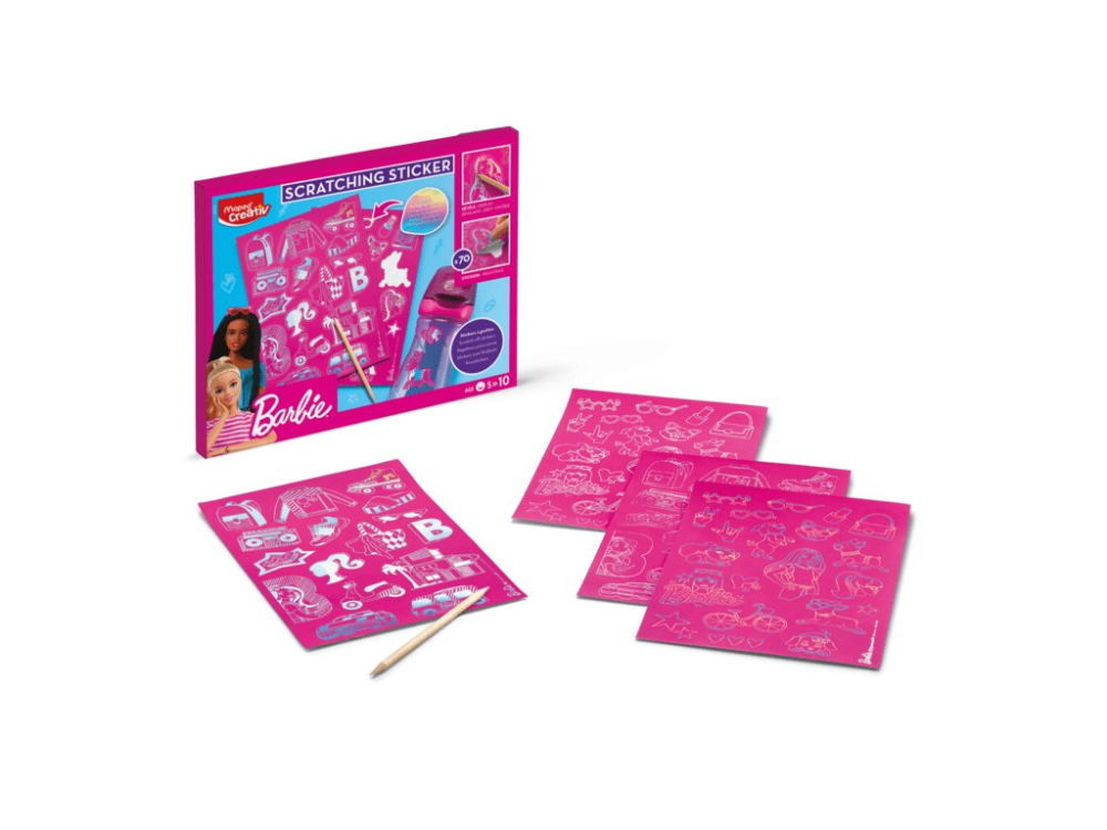 Set creativ Maped Barbie Scratch stickers [3]
