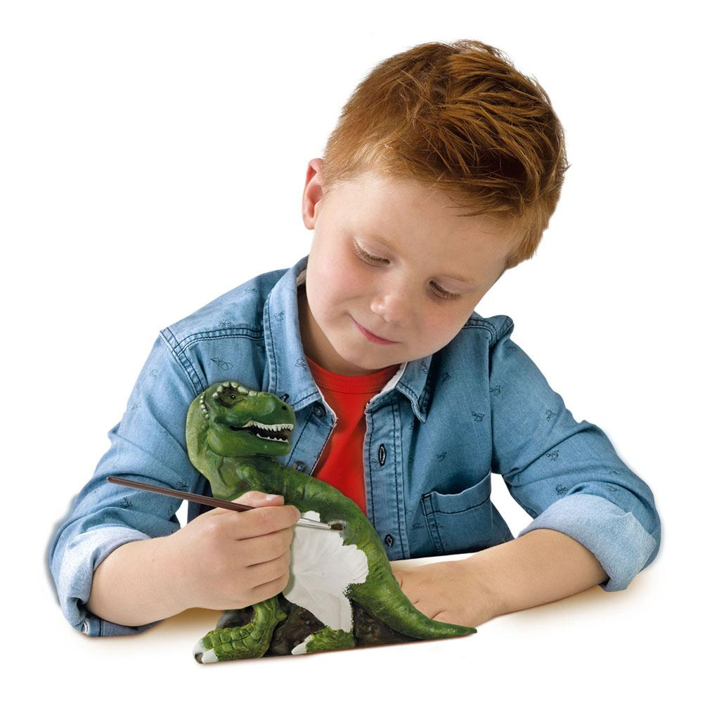 Set creativ mulaj si pictura - T-rex cu schelet fotoluminescent [3]