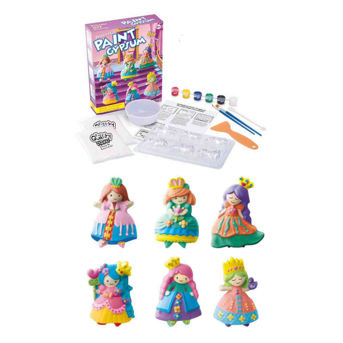 Set creativ, figurine ceramice de pictat, Printese - Micostore.ro [2]