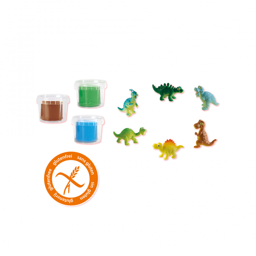 Set creativ pentru copii - Lumea dinozaurilor din plastilina (geanta tematica) [7]
