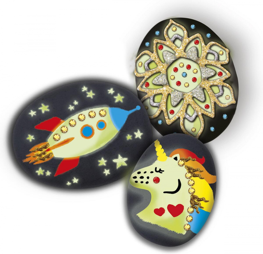 Set creativ - Pictura pe pietre (reflectorizant) [3]