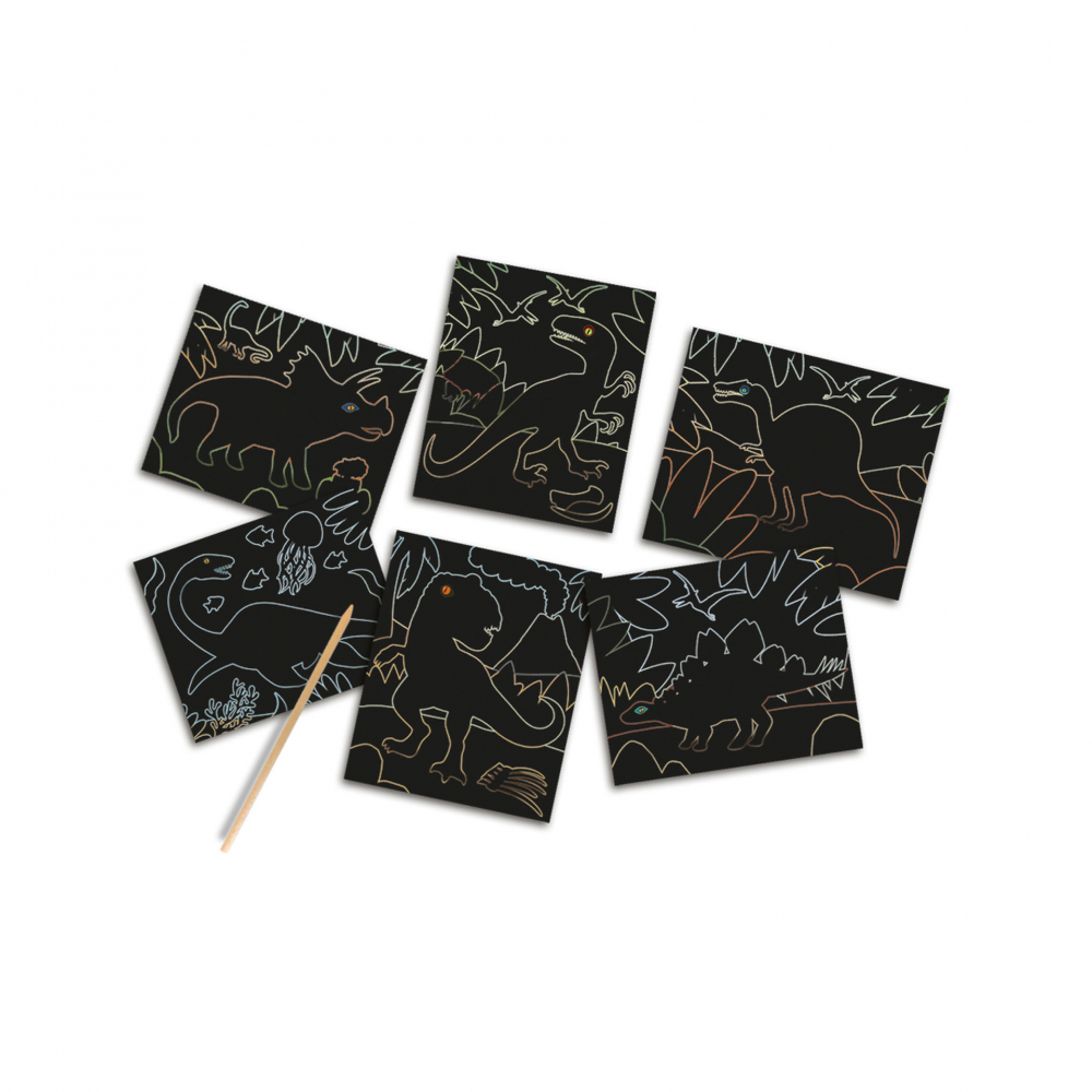 Set creativ - Razuieste Dinozauri Glow-in-the-Dark, copii varsta 3 ani+,6 ani+,8 ani+ [2]