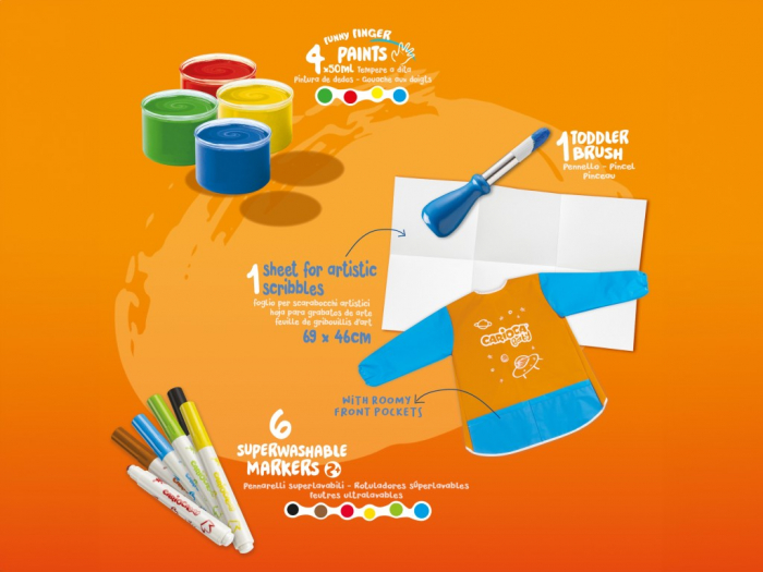 Set Cretiv pentru pictura si desen, CARIOCA BABY Art [2]