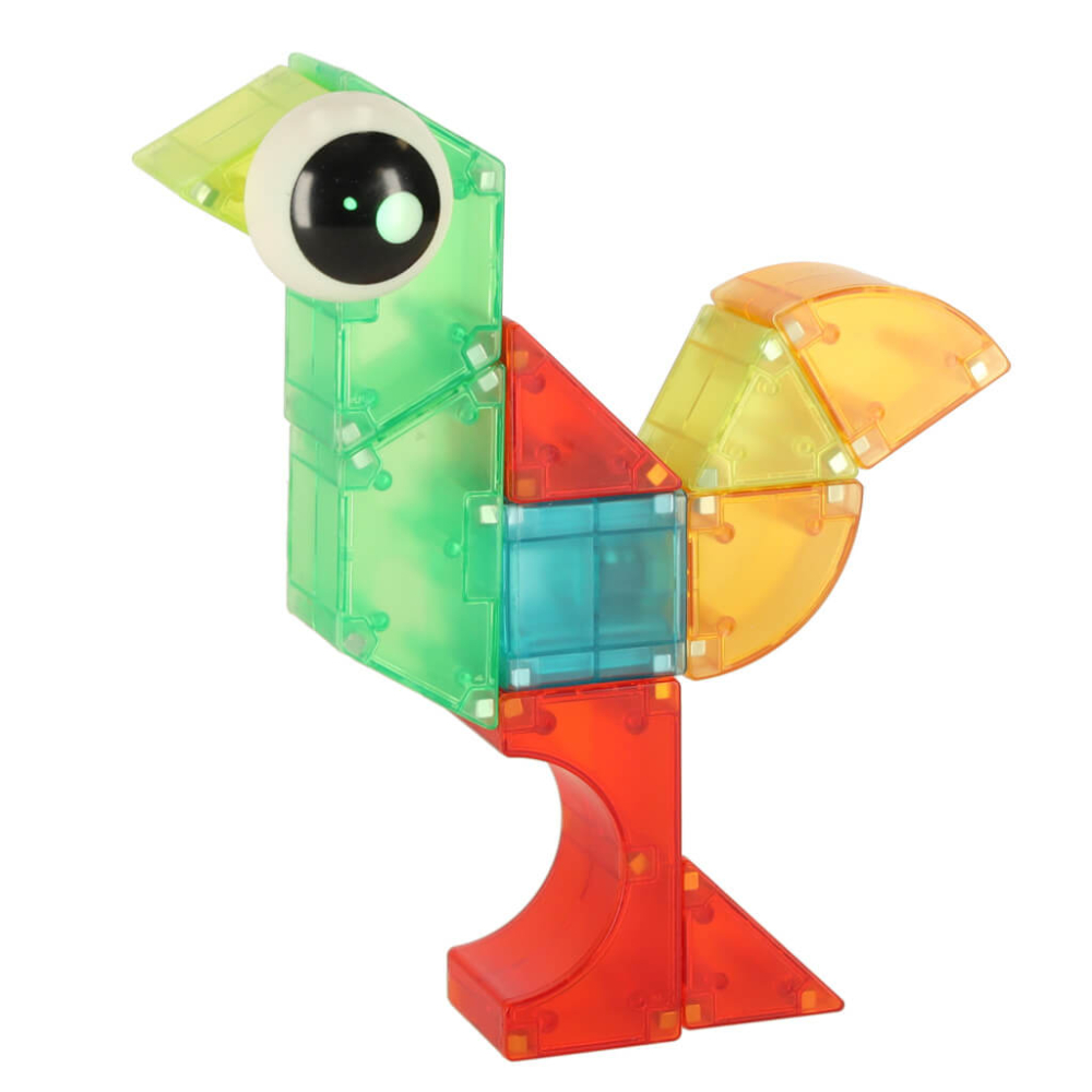 Cuburi magnetice 3D cu LED – Set 34 piese de constructie interactive pentru copii [6]