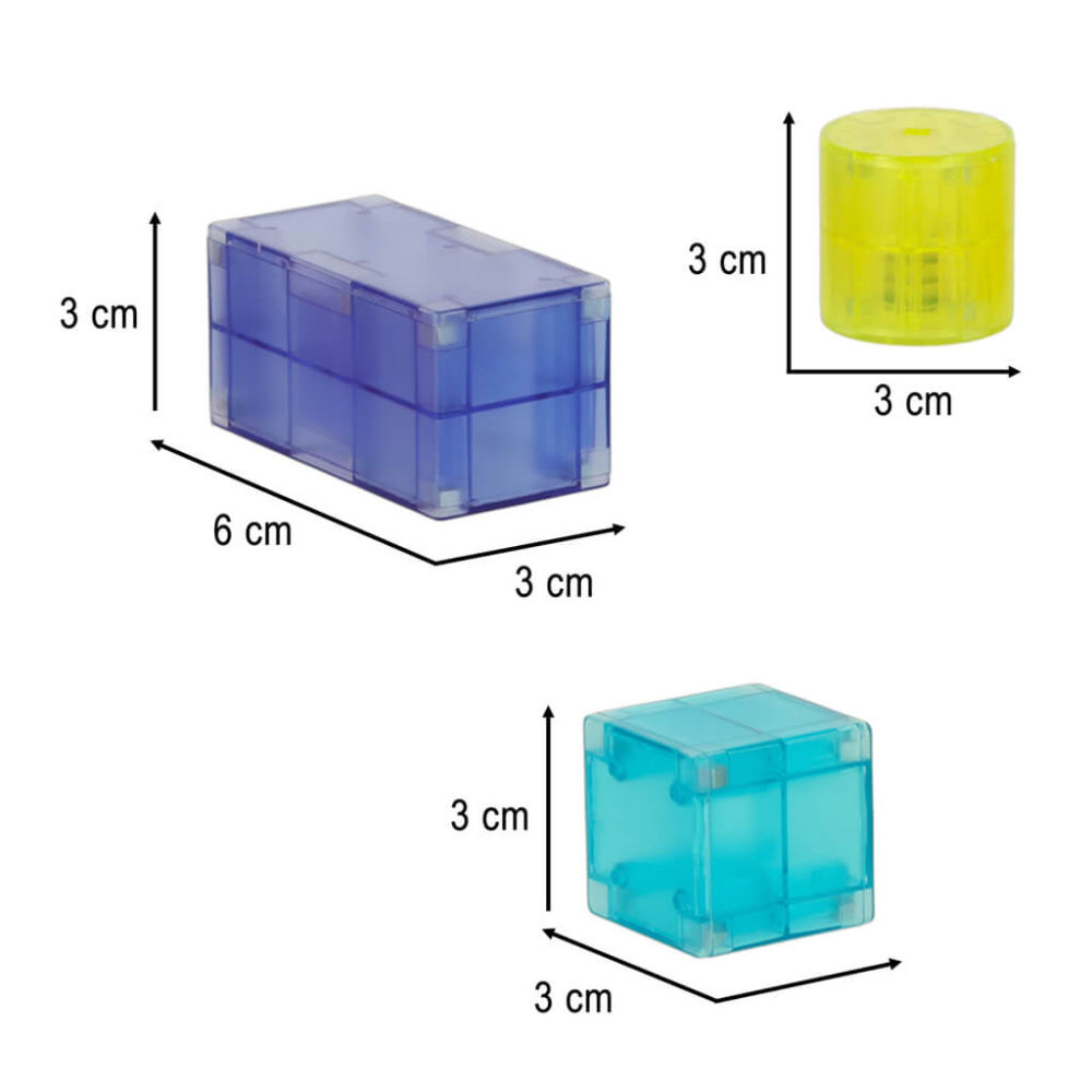 Cuburi magnetice 3D cu LED – Set 34 piese de constructie interactive pentru copii [10]