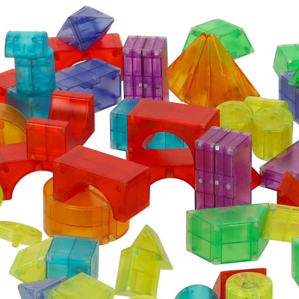 Cuburi magnetice 3D cu LED – Set 34 piese de constructie interactive pentru copii [9]