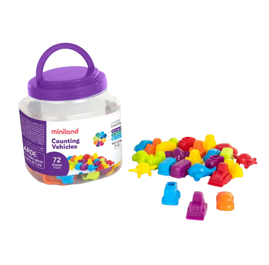 Set de 72 masinute pentru numarat si sortat [1]