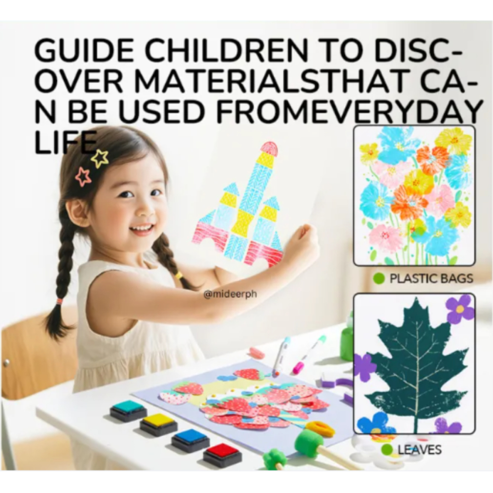 Set de Arta si Creatie pentru copii, cu 500 de piese, Kit Pictura Complet si Accesorii [4]