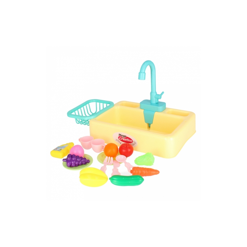 Set de bucatarie - chiuveta - accesorii incluse, diverse culori, MegaCreative 470582, 3+ ani [5]