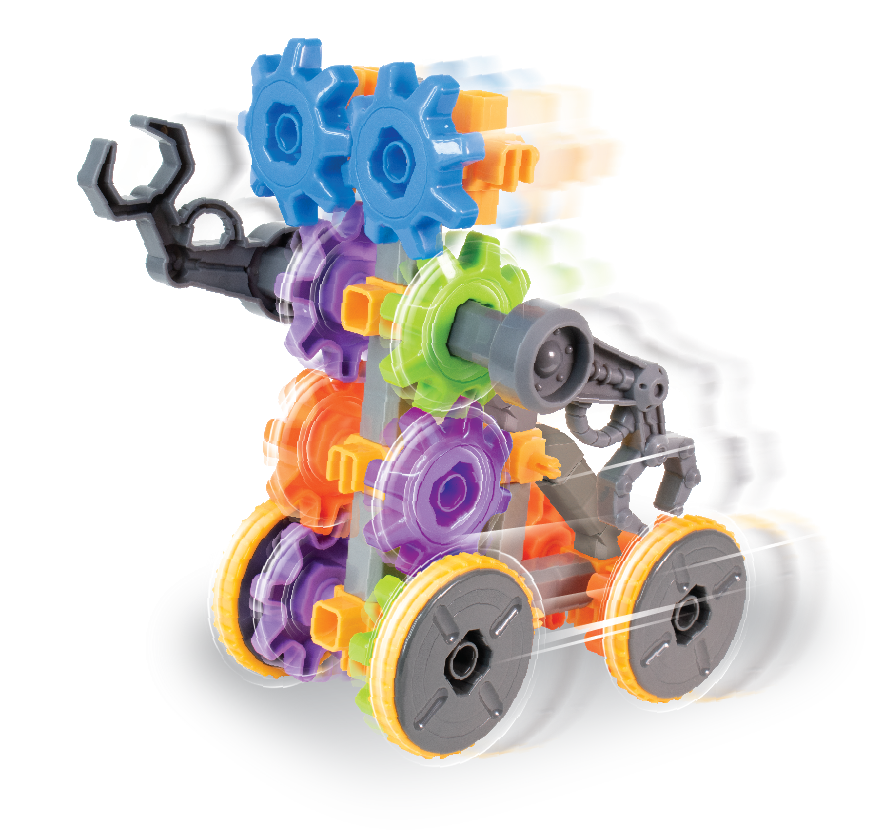 Set de constructie 3 in 1 STEM  - Robotel & masinute saniter [1]