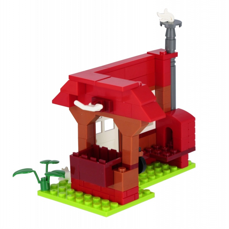 Set de constructie Alleblox Girls World - casa la tara- AB6028 / 547908, 91 piese, 6+ [7]