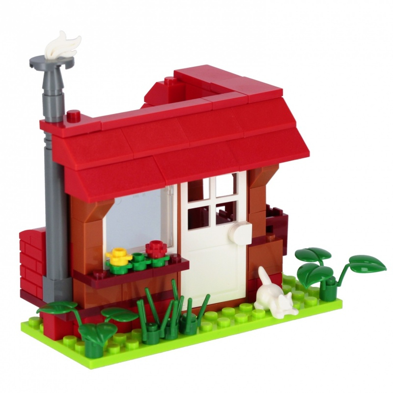 Set de constructie Alleblox Girls World - casa la tara- AB6028 / 547908, 91 piese, 6+ [4]