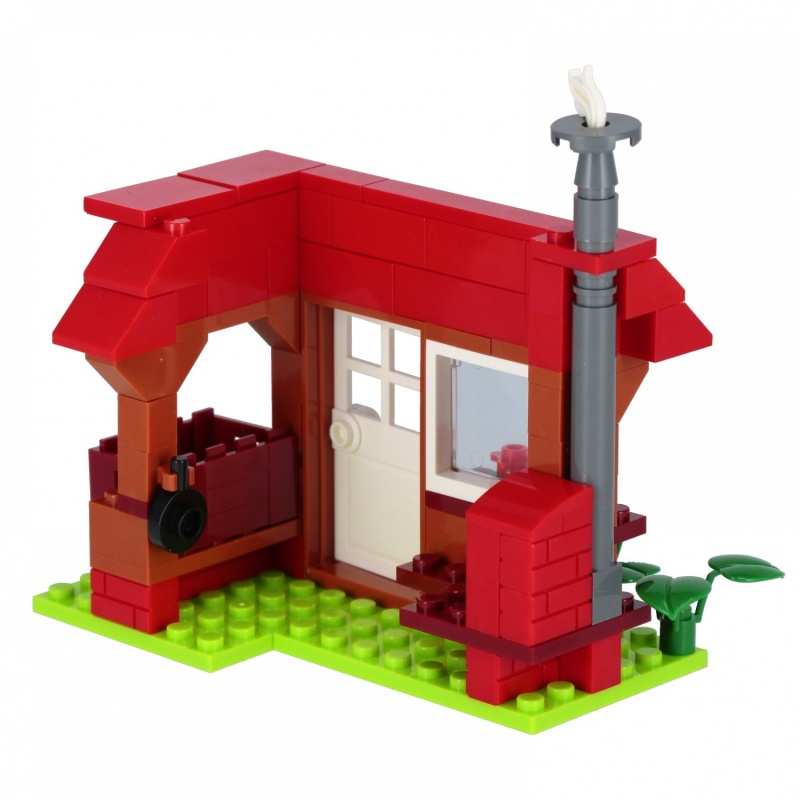Set de constructie Alleblox Girls World - casa la tara- AB6028 / 547908, 91 piese, 6+ [2]