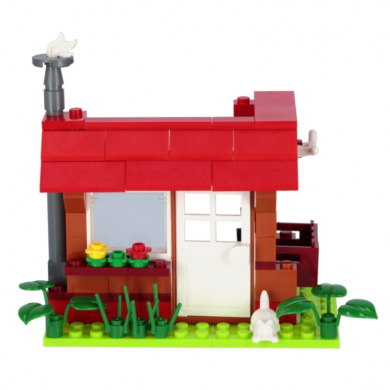 Set de constructie Alleblox Girls World - casa la tara- AB6028 / 547908, 91 piese, 6+ [3]
