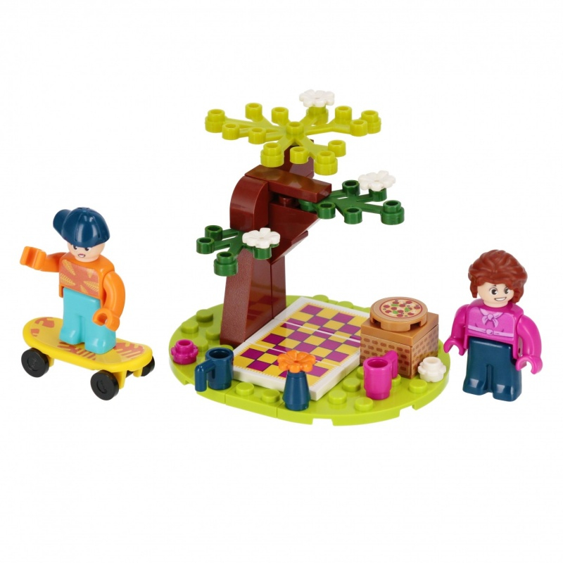 Set de constructie Alleblox Girls World - in parc la picnic- AB6027 / 547907, 45 piese, 6+ [3]
