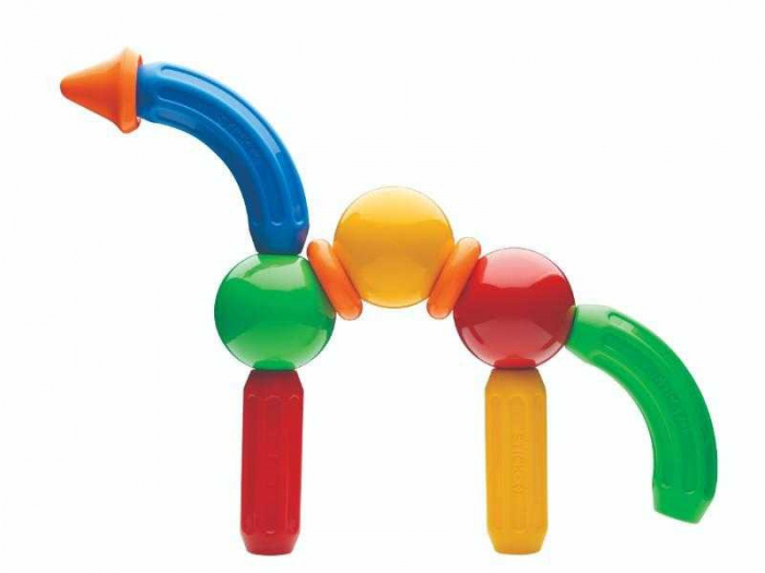 Set de constructie cu magneti Stick-O, Basic 10 piese [6]