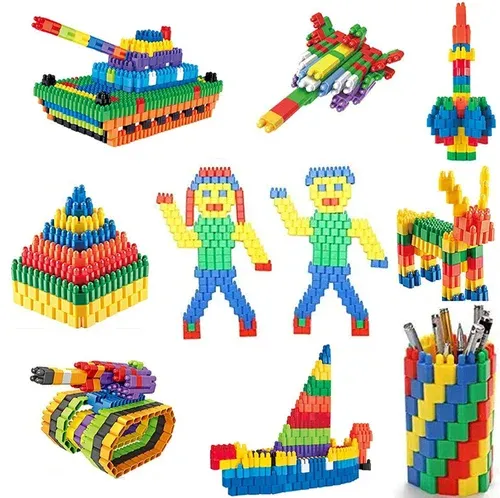Set Constructie 187 Piese – Rocket Blocks pentru Copii Creativi [3]