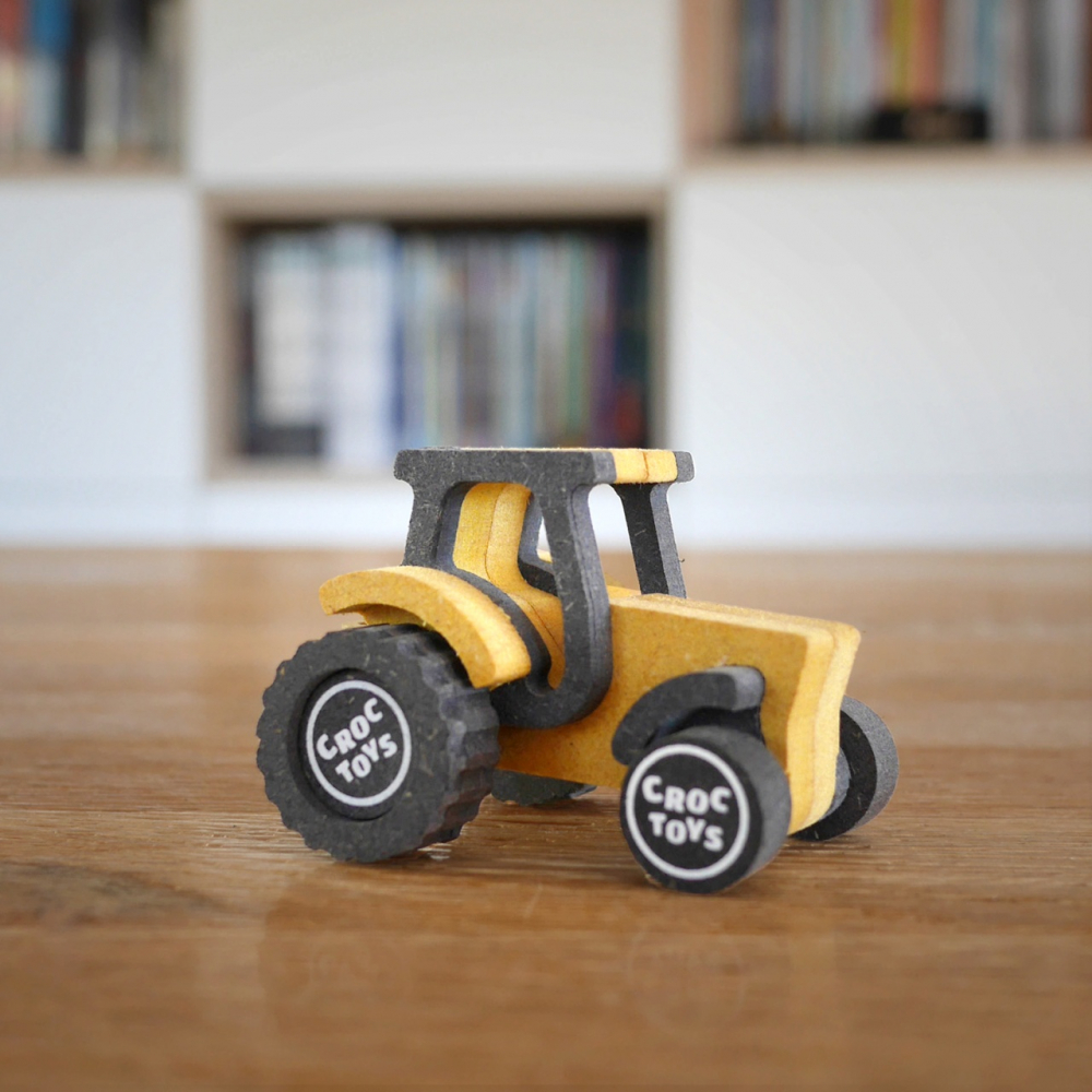 Set de constructie Ferma cu tractor Nathan, Croc toys, varsta 6 - 9 ani, Baiat [2]