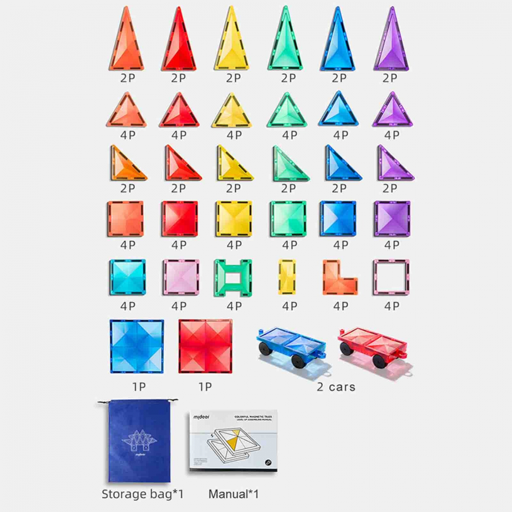 Mideer - Set de constructie magnetic, 100 piese - Micostore.ro [6]