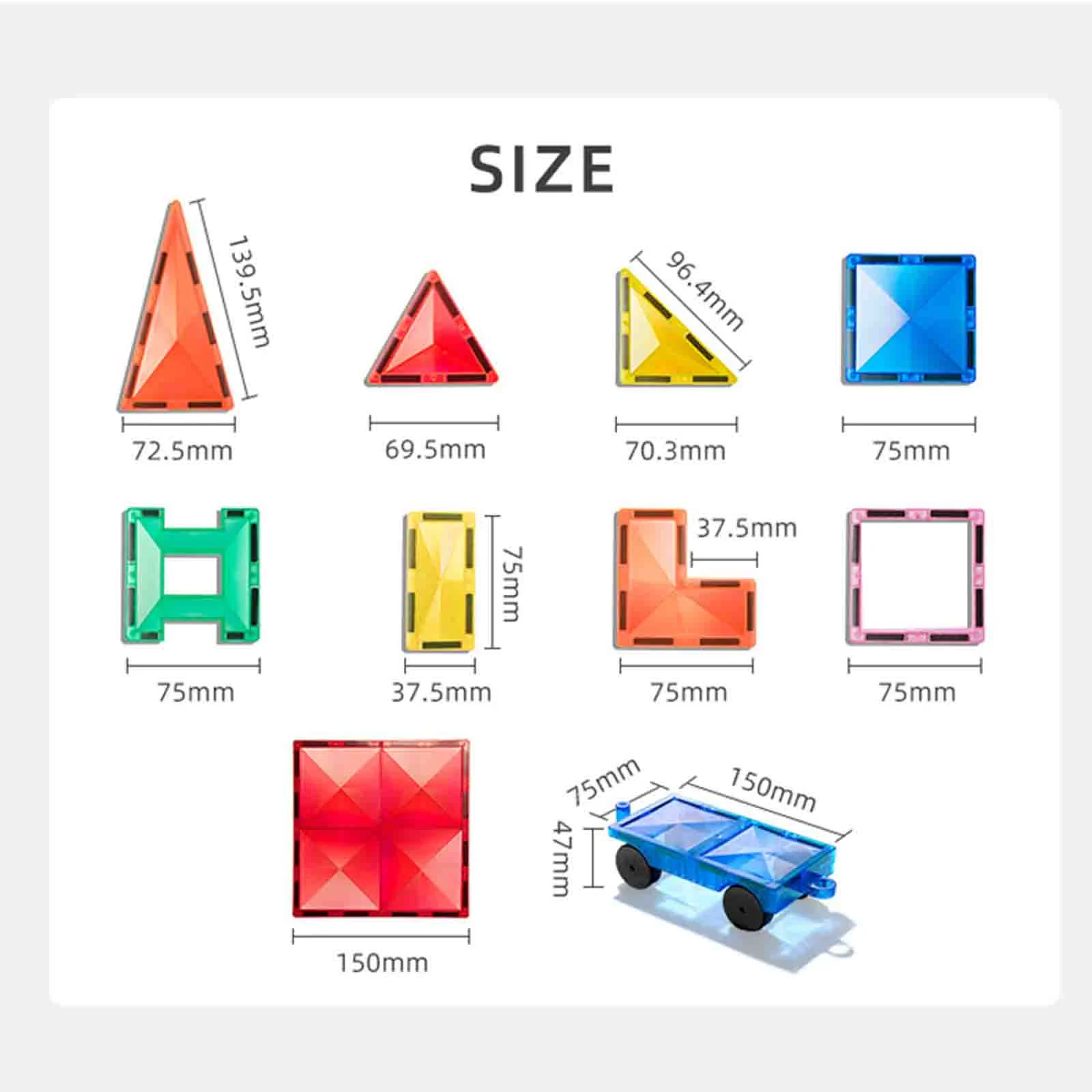 Mideer - Set de constructie magnetic, 100 piese - Micostore.ro [11]