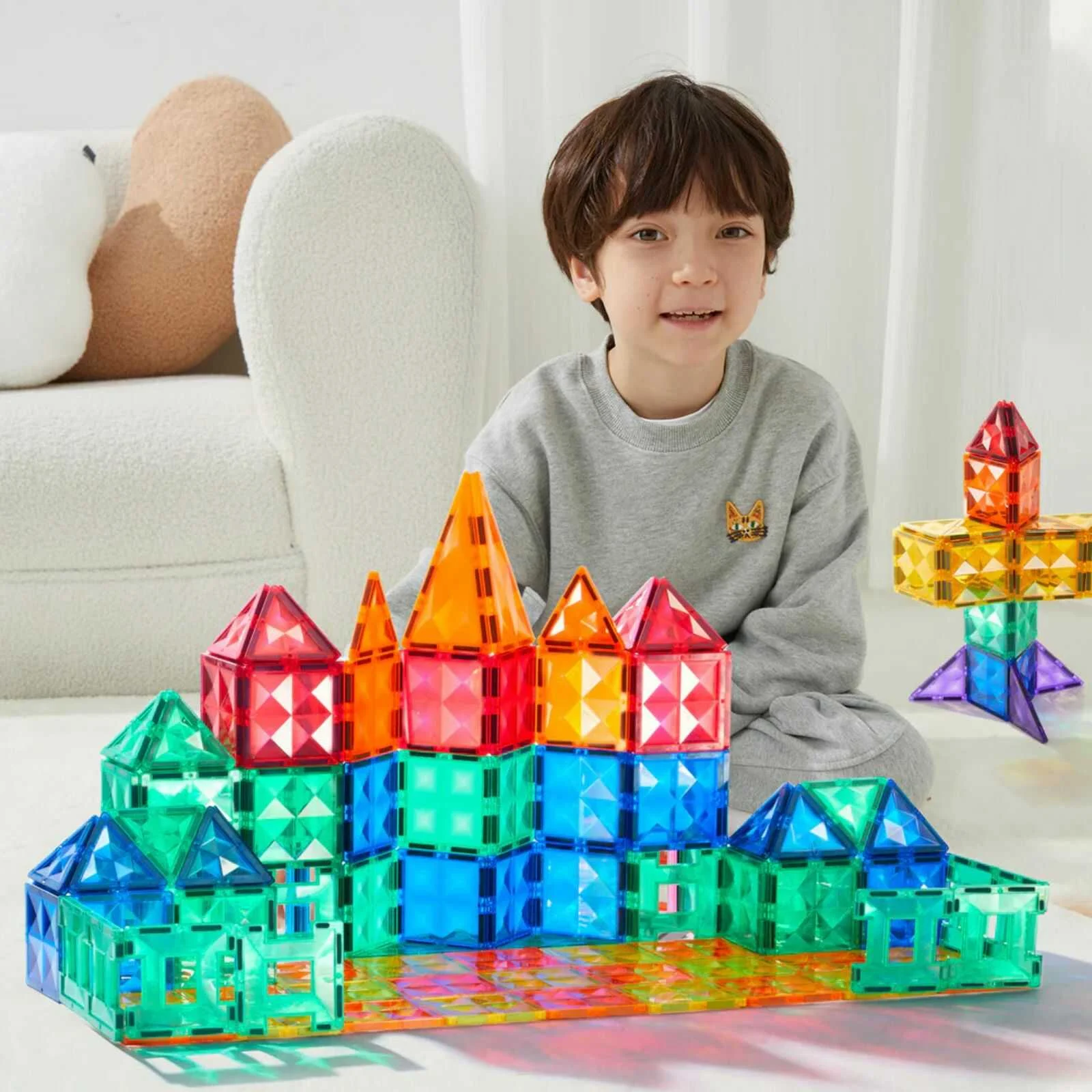Mideer - Set de constructie magnetic, 100 piese - Micostore.ro [9]