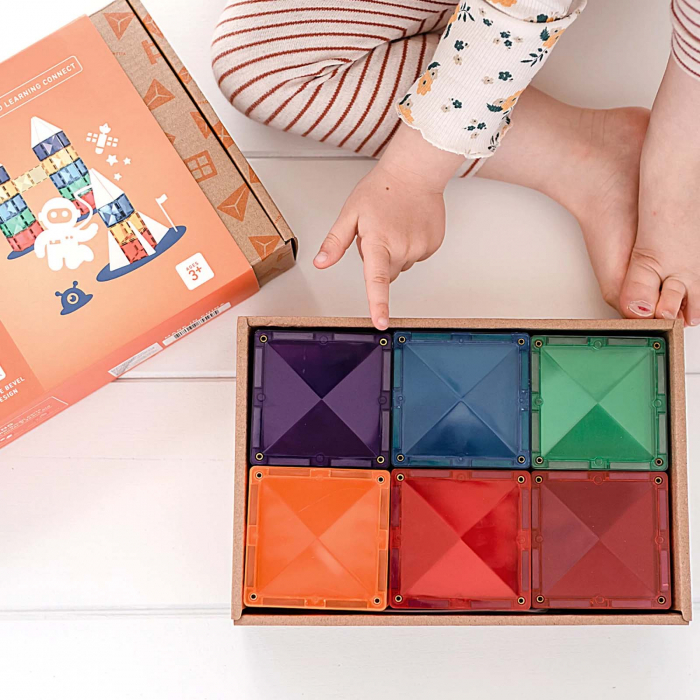 Set de constructie magnetic, 40 piese, Rainbow - Micostore.ro [6]