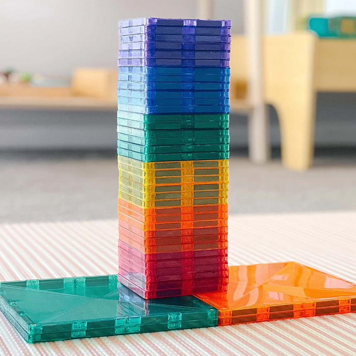 Set de constructie magnetic, 40 piese, Rainbow - Micostore.ro [4]