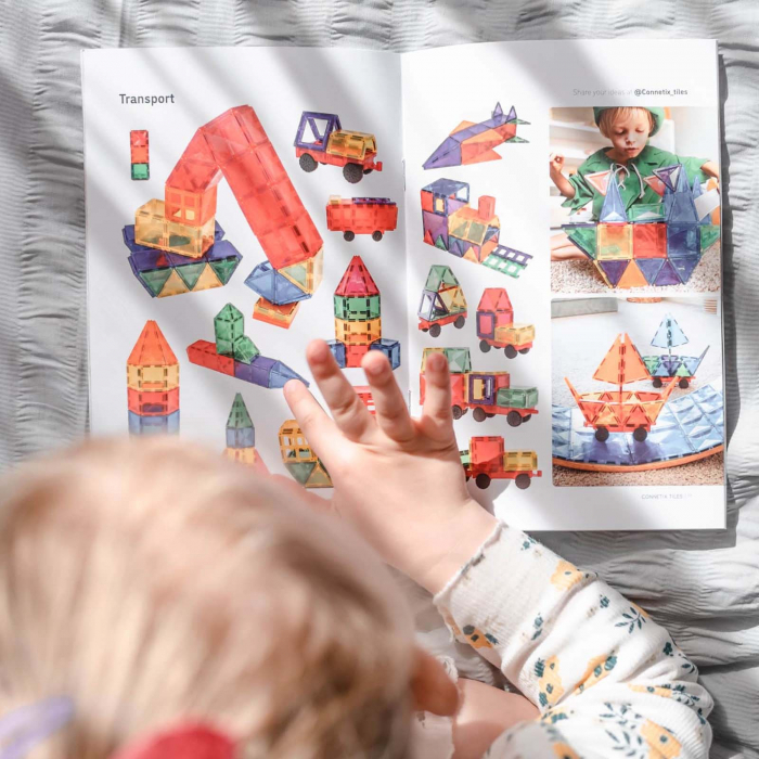 Set de constructie magnetic, 40 piese, Rainbow - Micostore.ro [7]