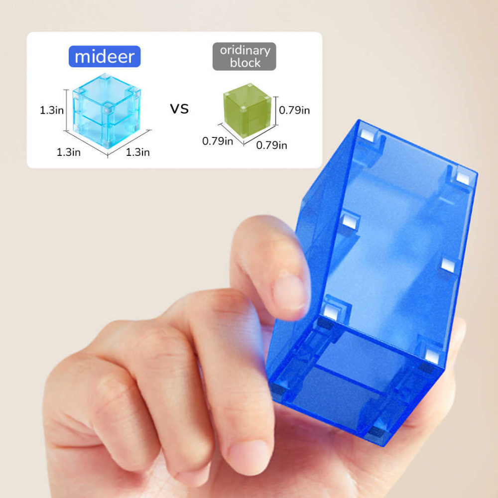 Set de constructie magnetic, 46 piese colorate [3]