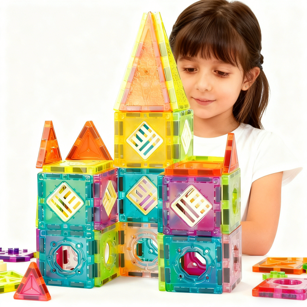 Set de constructie magnetic - 48 piese (5.5 cm) [6]