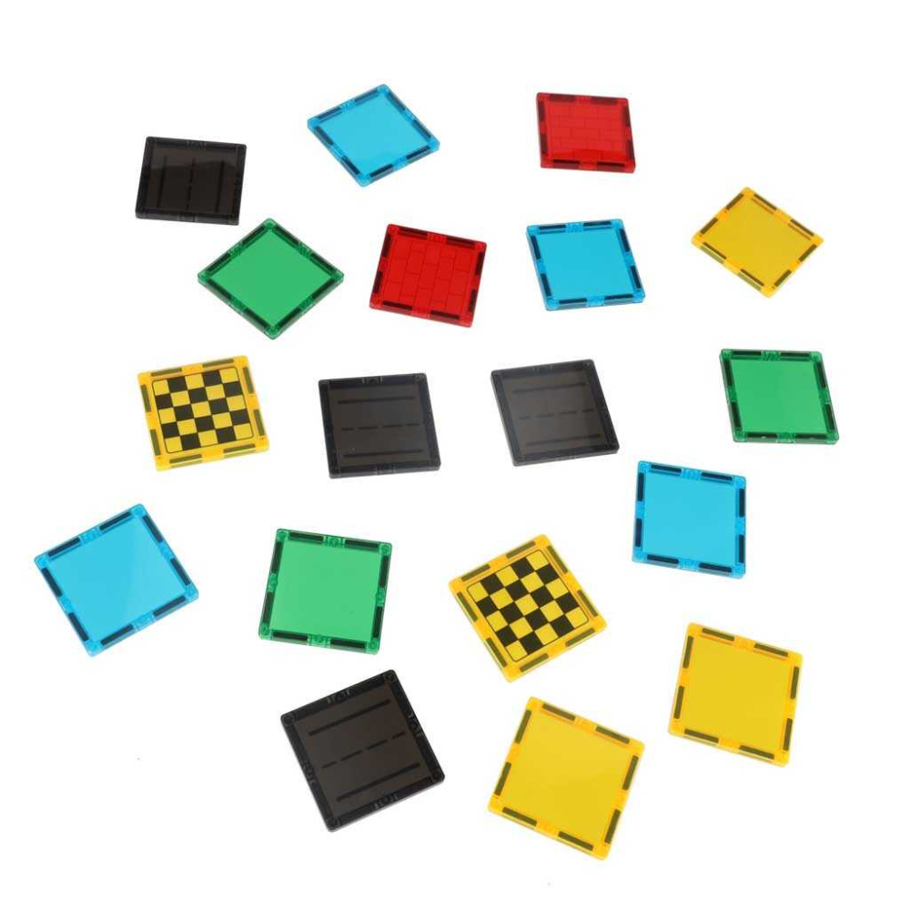 Set de constructie magnetic, 50 piese, 3D, Vehicule Santier, STEM, Blocuri magnetice [9]