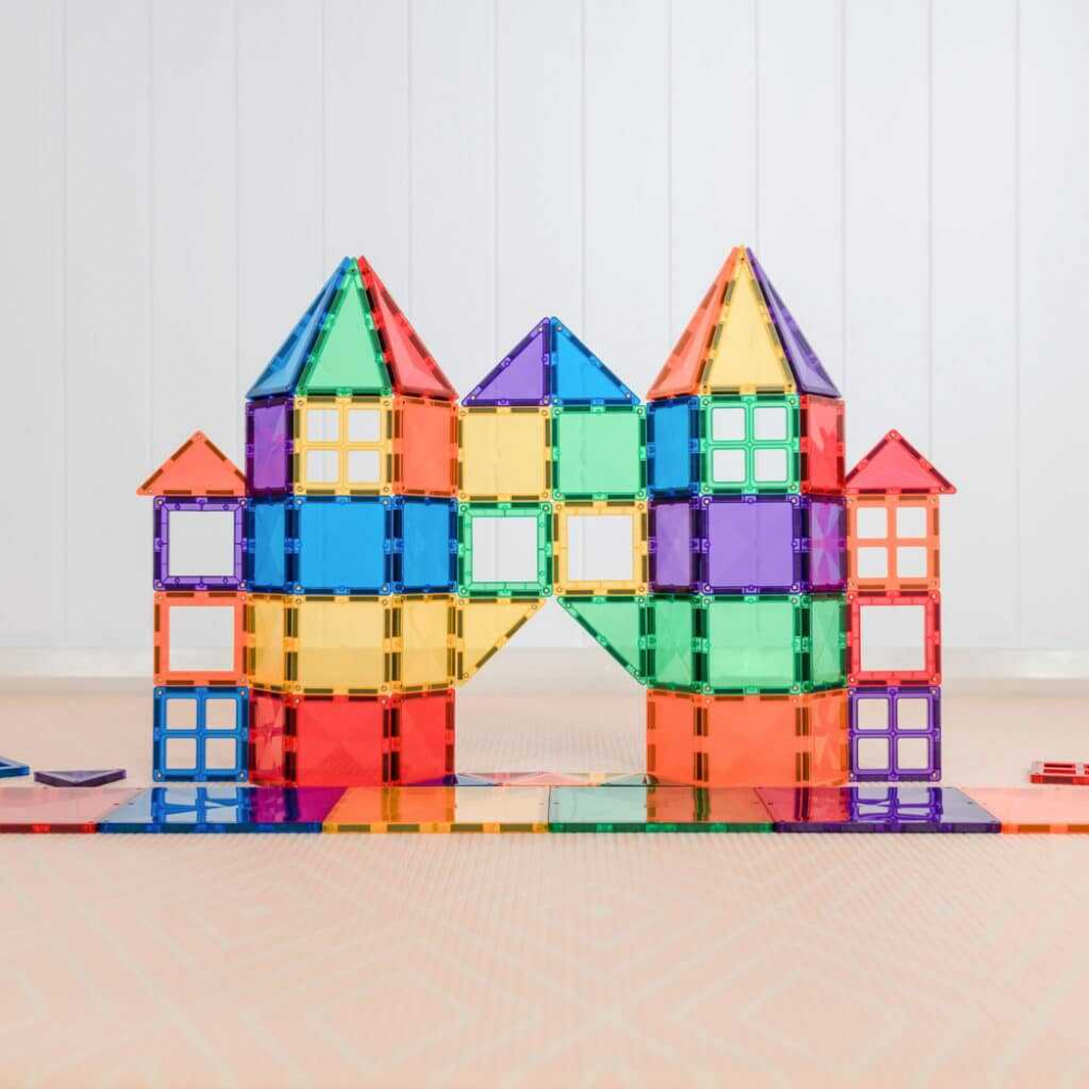 Set Constructie Magnetic Connetix Rainbow Starter Pack 60 Piese [3]