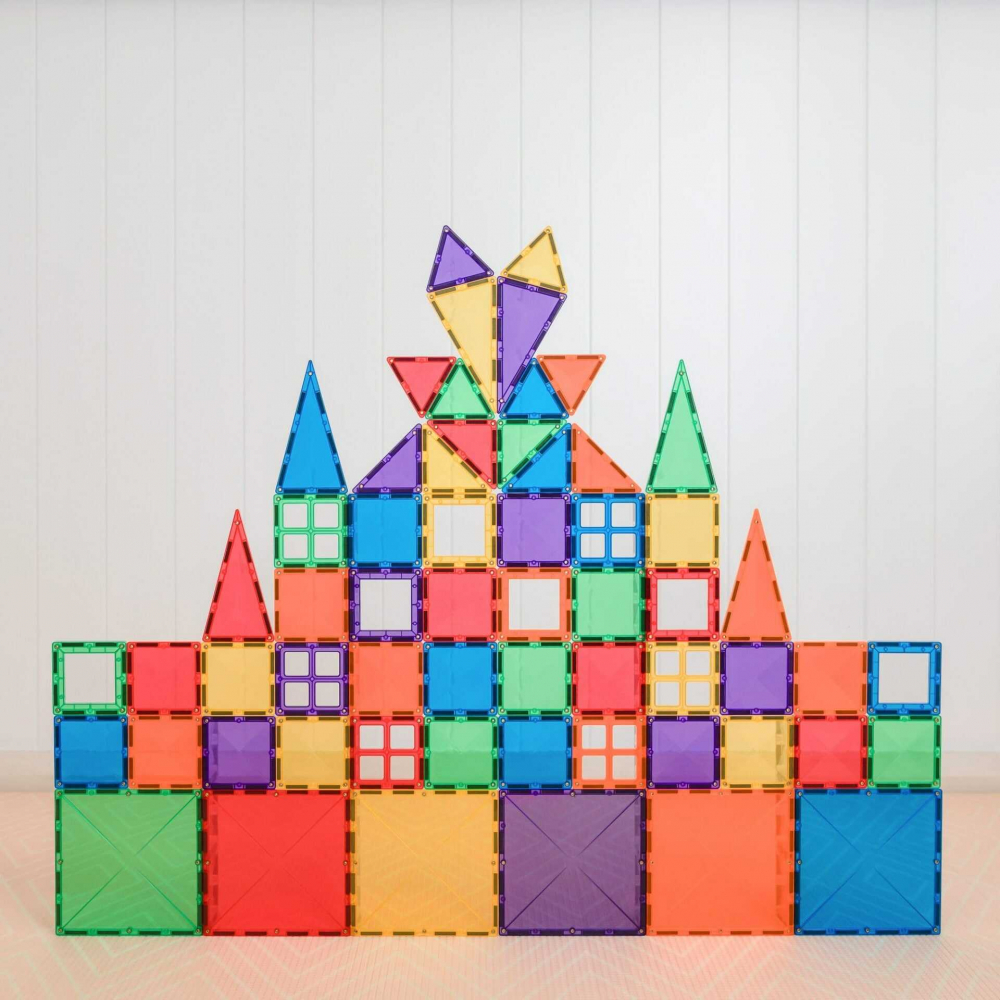 Set Constructie Magnetic Connetix Rainbow Starter Pack 60 Piese [8]