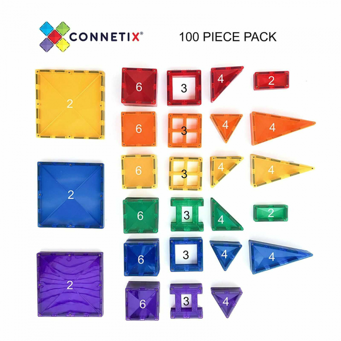 Connetix - Set de constructie magnetic, 100 piese - Micostore.ro [16]