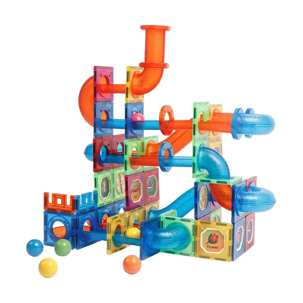 Set de constructie magnetic - Marble Run (102 piese) [2]